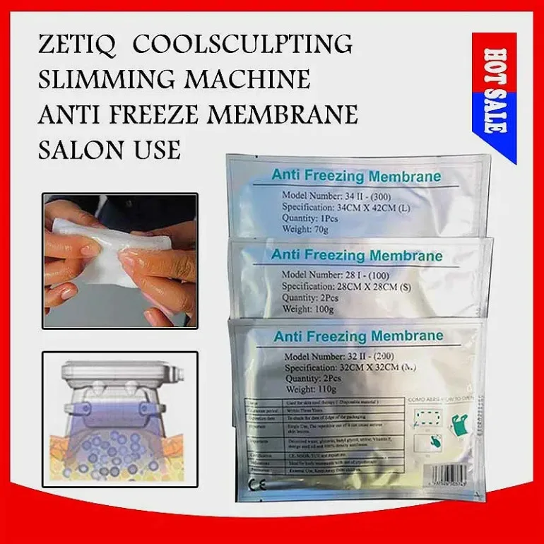 

Anti Freeze Membrane Pad Patch 100G 80G For Cool Body Fat Burn Cold Weight Reduce Paper Film For Cryo Therapy Machine