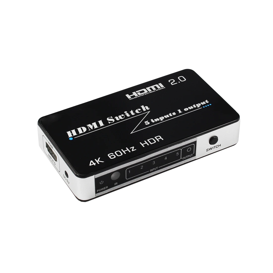 HDMI Switch 5 in 1 Out 4K @ 60Hz