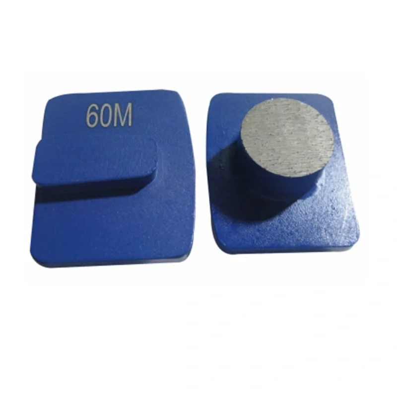 9PCS Redilock Metal Polishing Pad Single round Segment for Hard Concrete Terrazzo Floor Disc Compatible with Husqvarna Grinder