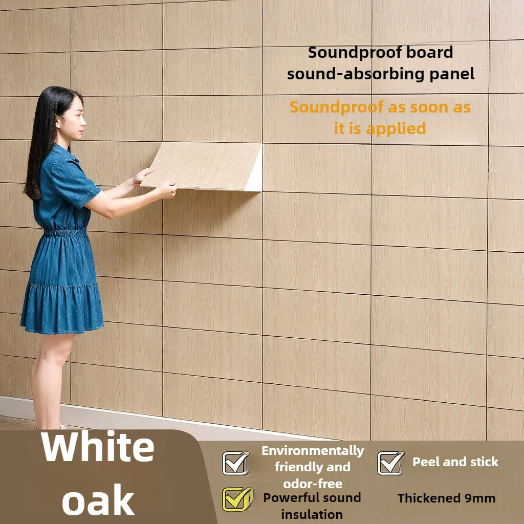 

Самоклеящиеся звукоизоляционные стеновые панели — акустическая пена из полиэфирного волокна для украшения комнаты, звукопоглощение домашней студии