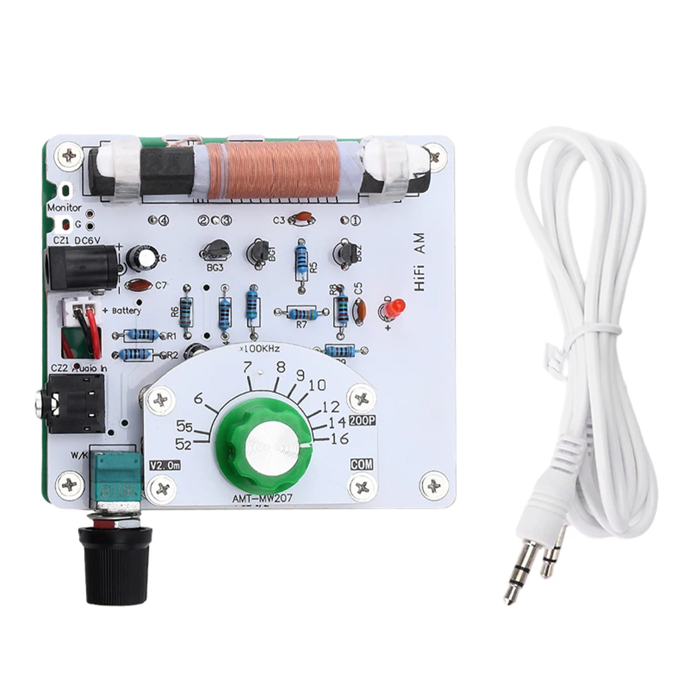 Rádio Transmissor 5251605khz 6v Rádio Transmissor Faça Você Mesmo Circuit Board Rádio Motherboard mw am am