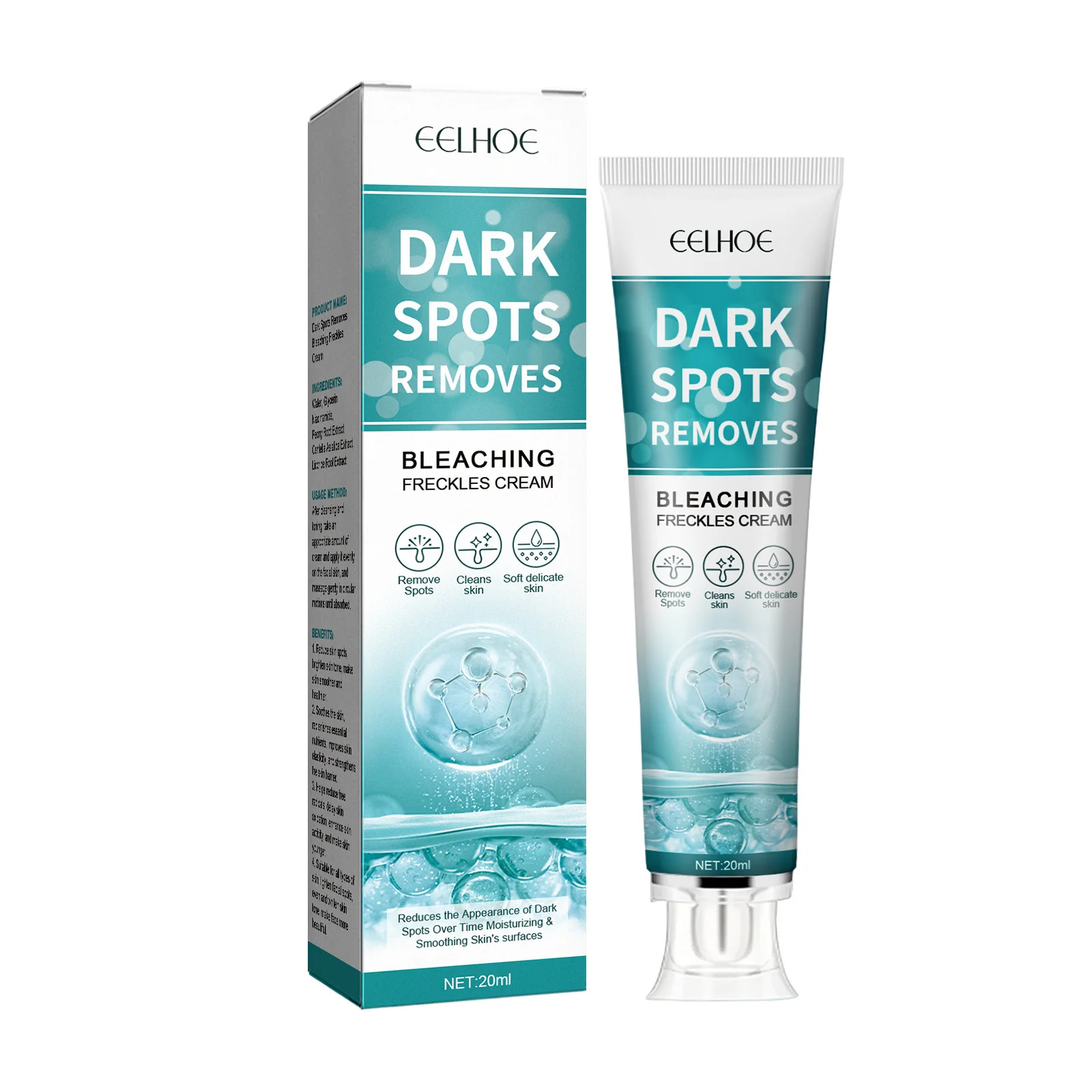 Whitening Freckle Cream Dark Spots Removal Improve Dullness Bleaching Melanin Pigmentation Anti-Aging Brighten Melasma Lotion