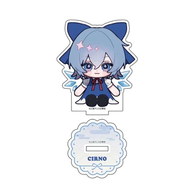 Project Chai Chara Standing Anime KeyChain ‌Alice Margatroid Men Key Chain for Women Cartoon Figure Acrylic Keyring Pendant Gift