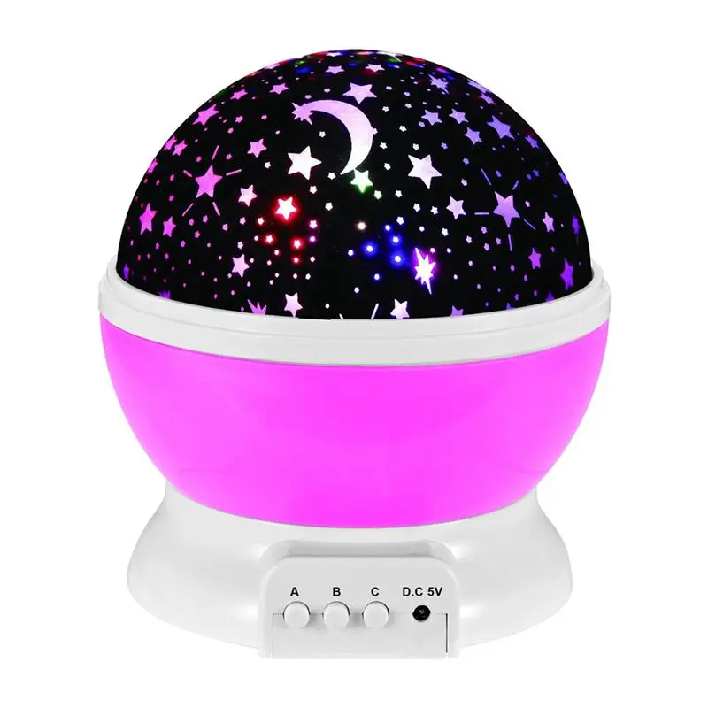 

Звездный проектор, вращающийся звездный проектор, ночник с 8-цветным светодиодным проектором для детской спальни и вечеринки, украшения
