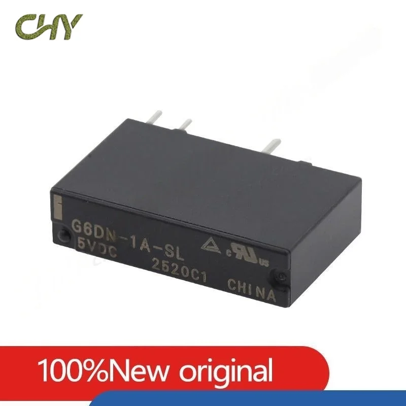 100% Original New G6DN-1A-SL 5VDC 12VDC 24VDC 5A 4Pin G6DN 1A SL DC5V 12V 24V Miniature Relay
