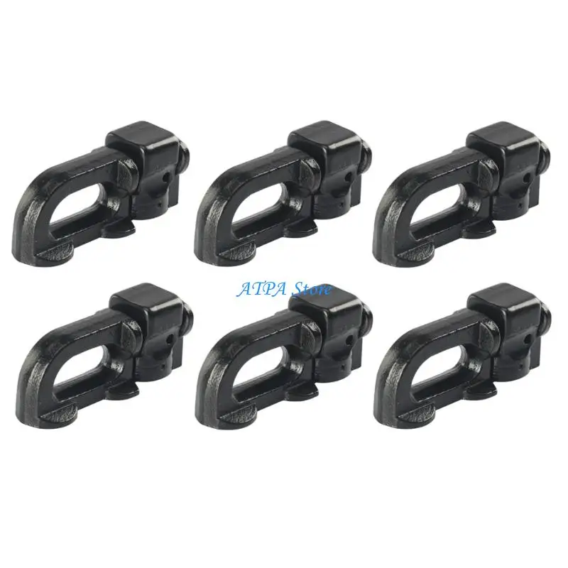 

U13C Campers Track Lock Clamp Double Bolt Tie Down Fitting 110lbs Capacity Carbon Steel For Sliding Systems