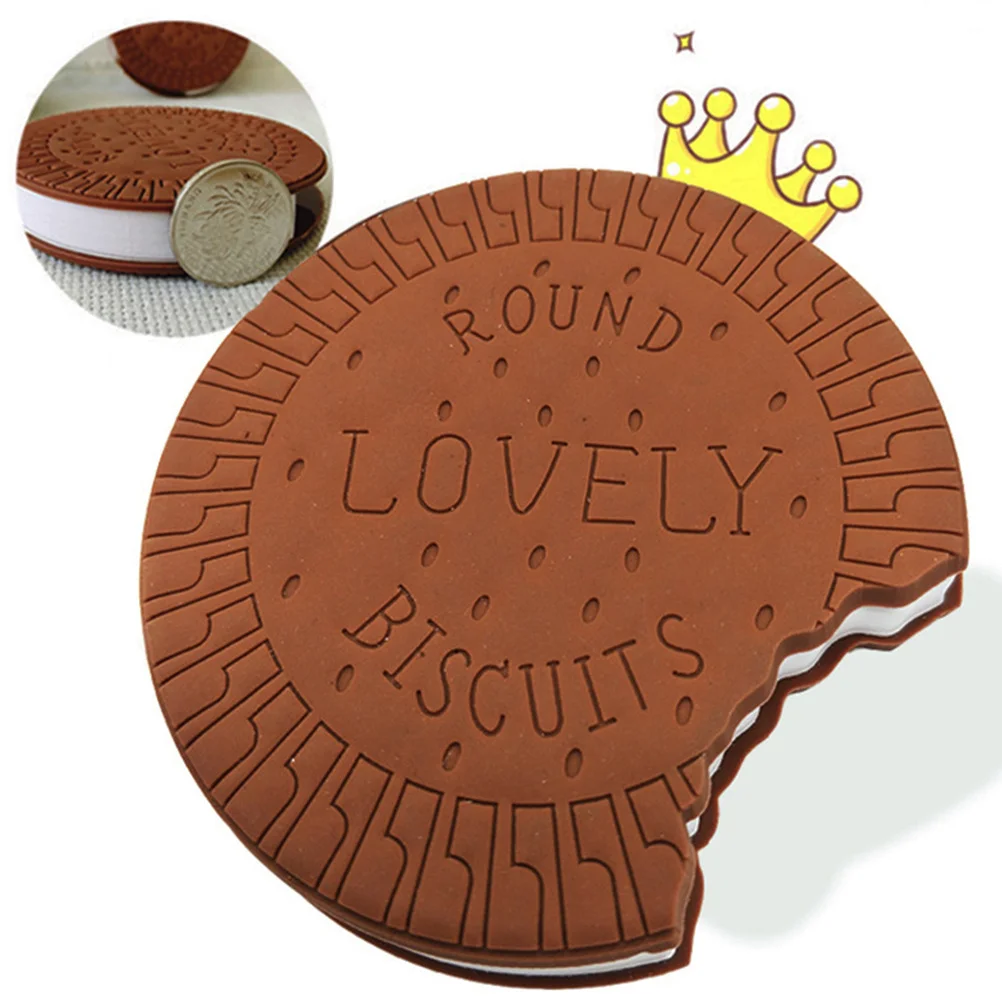 

2 Pcs Chocolate Scented Notes Mini Notepad Glue Cover Notebook Rings Notepads Steno