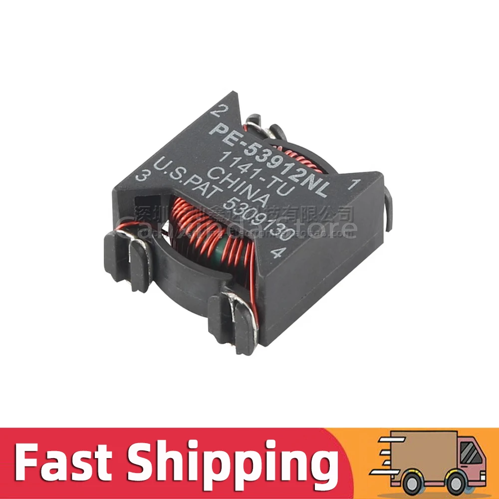 

2pcs PE-53912NLT SMT Common Mode Choke Coil Inductor Filter Inductance 1.8mH 2.5A Switching Power Supply PE 53912NLT
