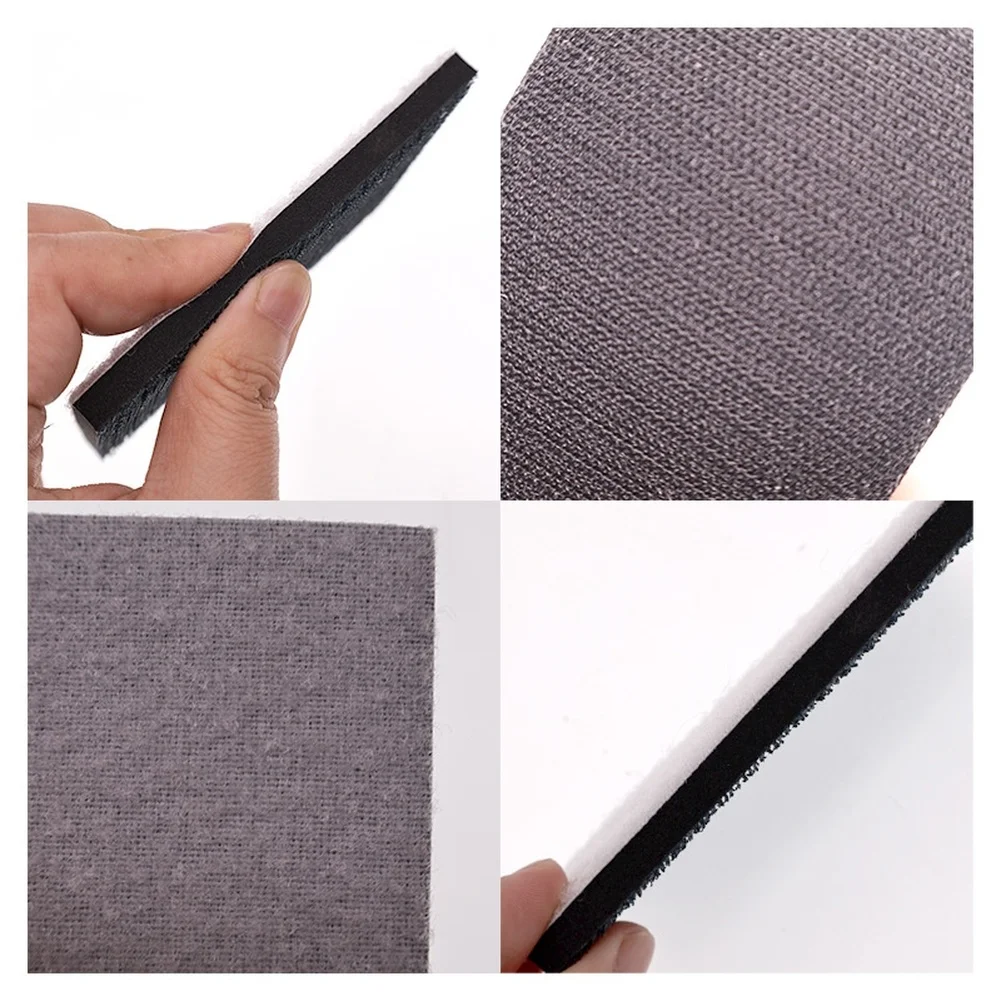 Flexible 5mm EVA Foam Sanding Pad 70x100mm For Automotive Furniture Metal Polishing Tasks For Buffing Flat And Curved