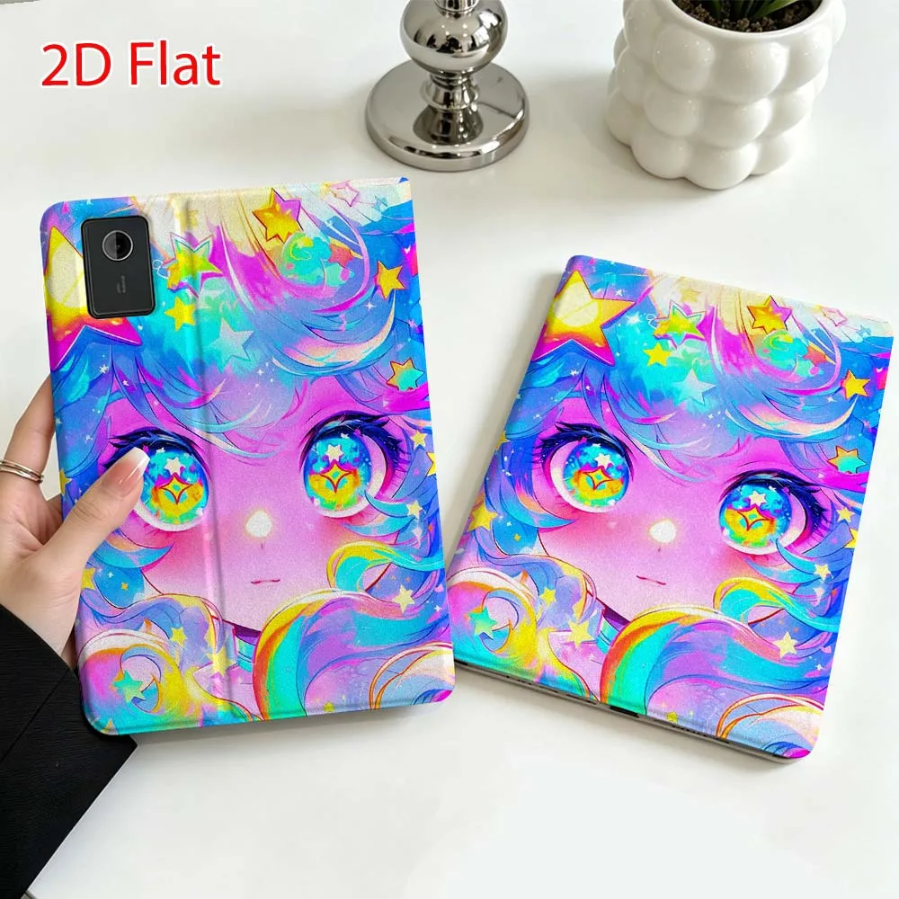 Anime girl creative For Lenovo Xiaoxin Pad Pro Tab P12 P11 11 13 11.2 inch K11 Plus Pen Tray Tablet Case Soft