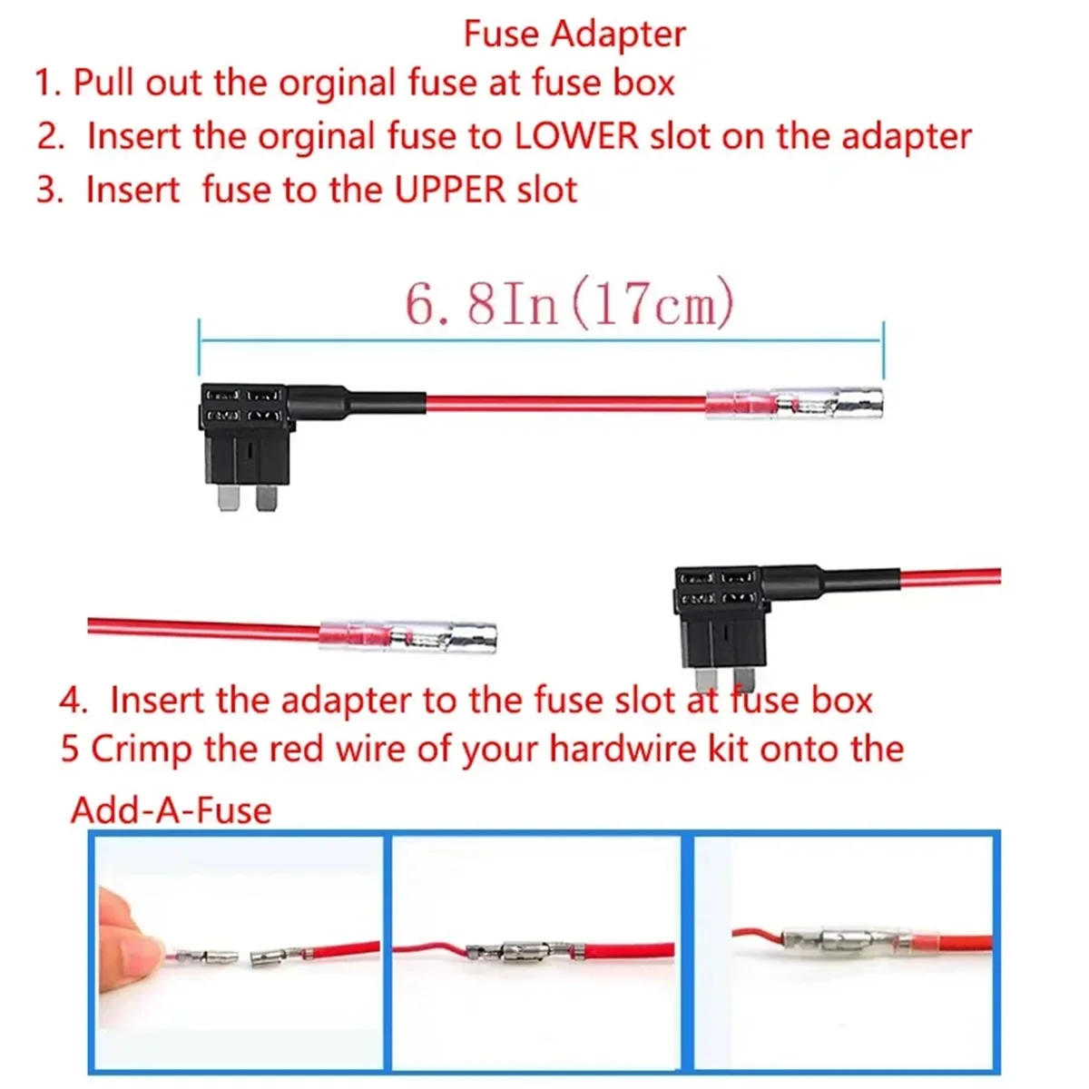 For 70mai Hardwire Kit UP03 Only Type-C Port for 70mai A810 X200 Omni M500 24H Parking Monitor Power Line(A) ZZM