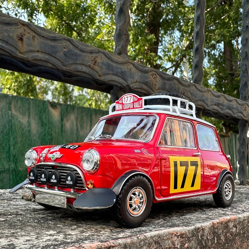 

Simulation 1/18 Large Alloy Car Model MINI COOPER Off-road Modified Car Toy Collection Miniature Voiture Home Decoration
