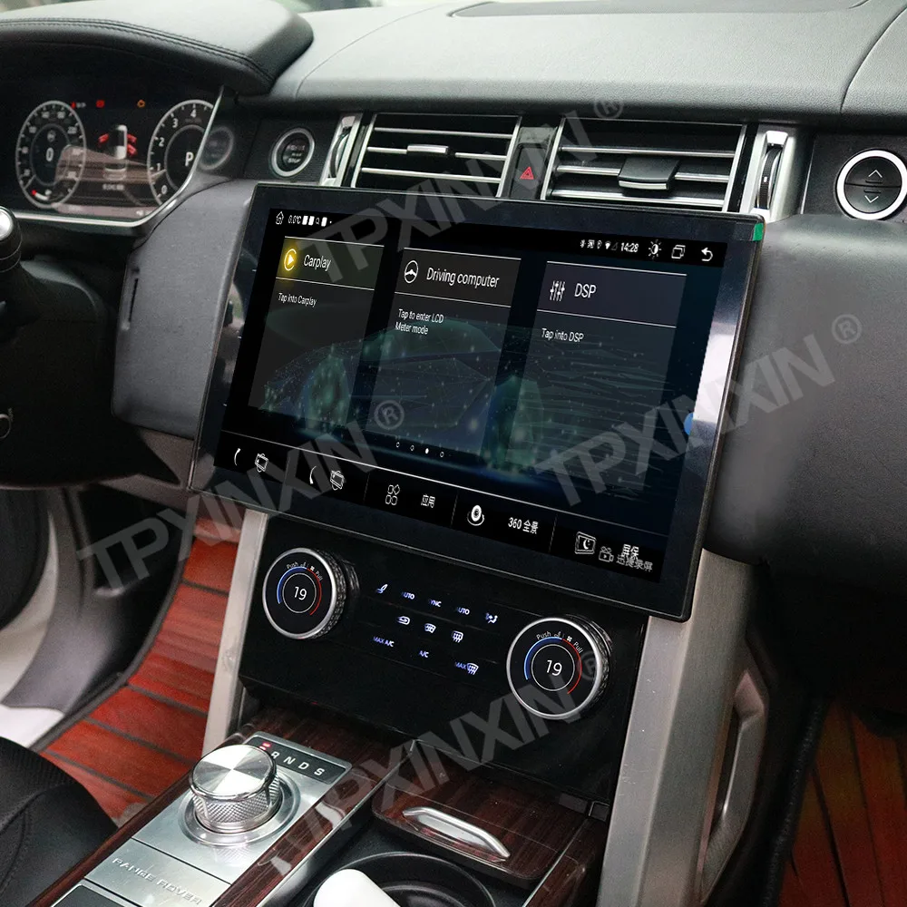 راديو سيارة بشاشة تعمل باللمس لسيارة لاند روفر سبورت 2013-2017 أندرويد نظام تحديد المواقع للسيارات الوسائط المتعددة راديو تلقائي وحدة استقبال ستيريو #5