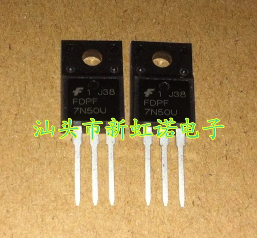 5Pcs/Lot New Original  FDPF7N50U  Triode In Stock