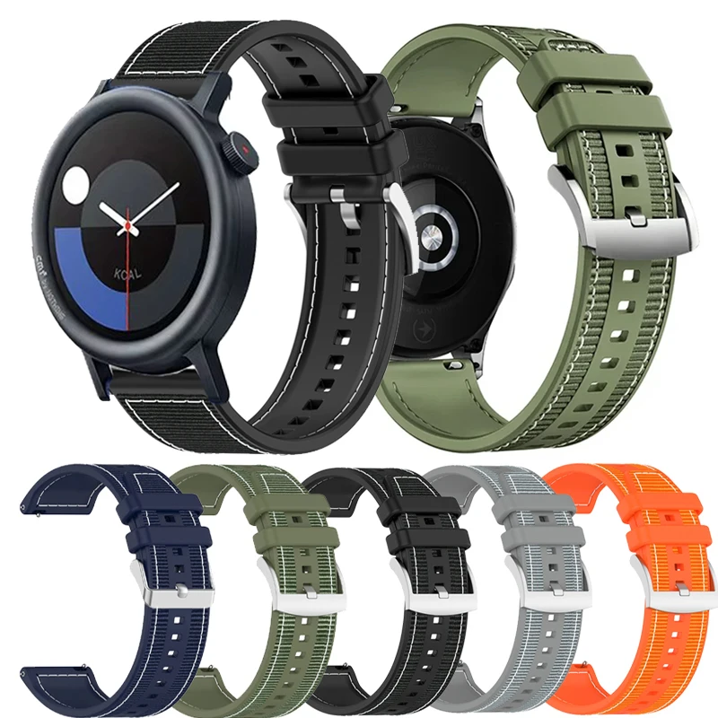 Correa de silicona compuesta de 22mm para CMF Watch Pro 2, pulsera deportiva, Correa para CMF de Nothing Watch 2 Pro, accesorios de pulsera