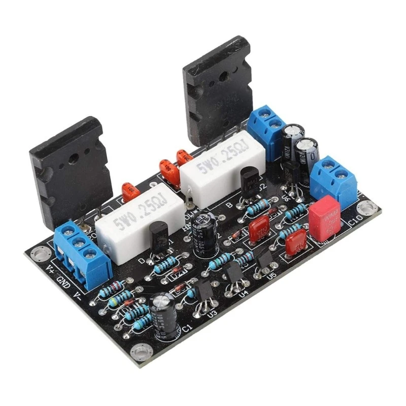 Power Amplifier Board 2SC5200+2SA1943 Mono Single AudioChannel for DIY Speaker