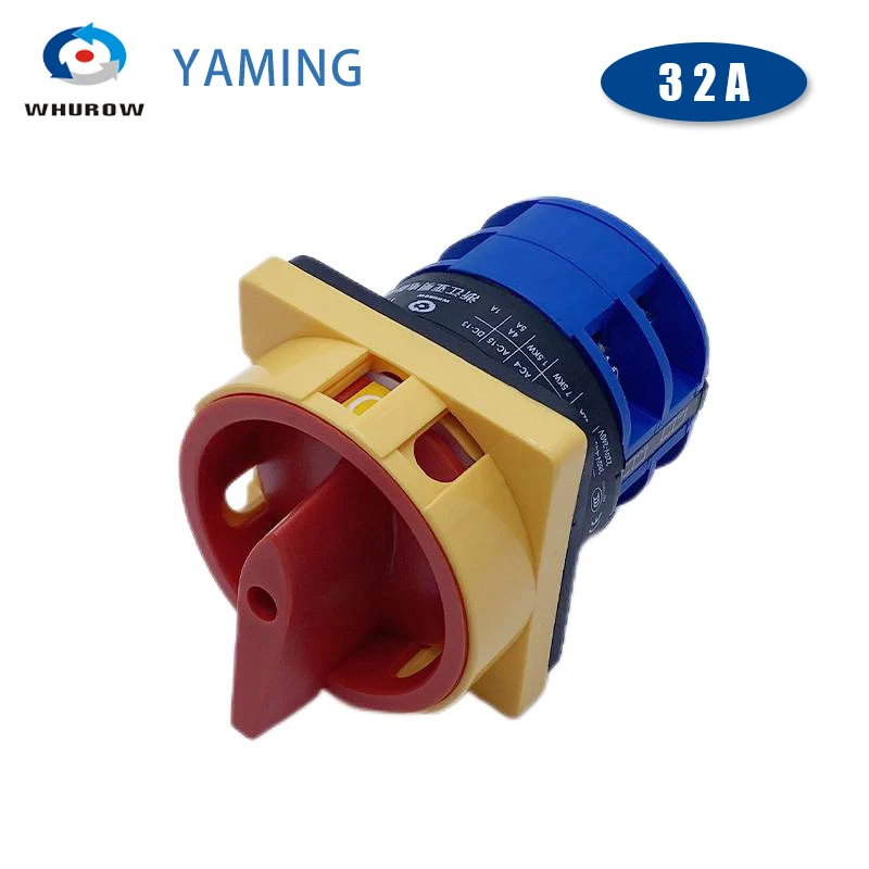 LW26GS-32/04-2 Rotary Cam Switch 2 Position ON-OFF Padlock 690V 32A 2 Poles Universal Changeover Switches Silver Contact YMW26