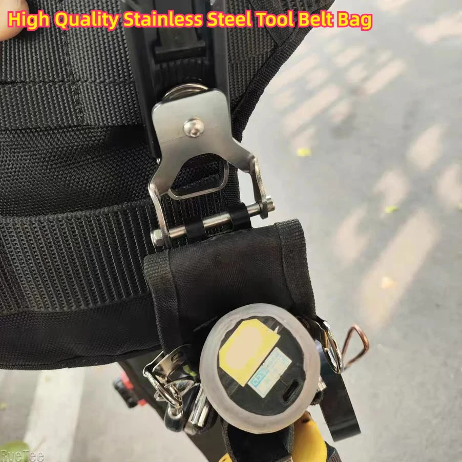 High Quality Stainless Steel Tool Belt Bag - Rotating Hook Modification Accessories for Buckle