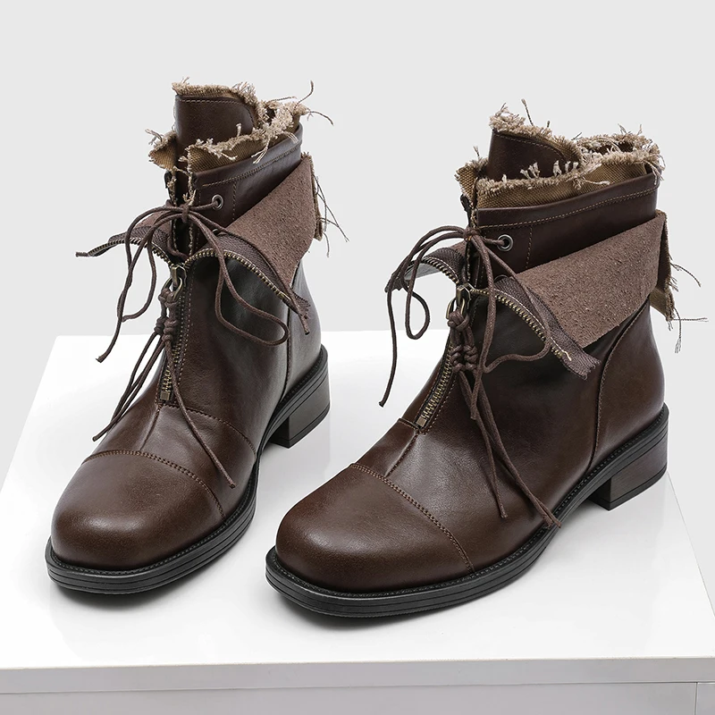 Men Boots Casual Fashionable Chelsea Boots Black-brown Color Brand Men Thick-soled Anti-slip Outdoor Training Boots Men
