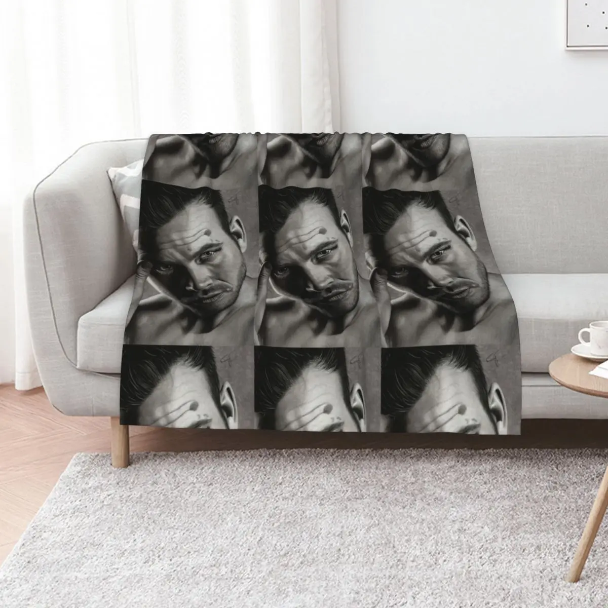 Oliver Stark Throw Blanket For Decorative Sofa Plaid decorative christmas decoration Blankets