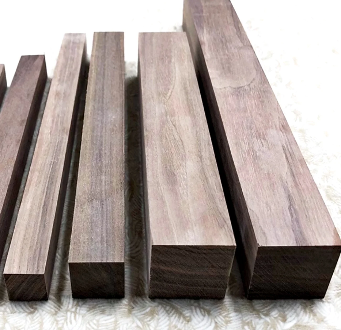 

1pcs Thickness:50mm L:100-300MM American black walnut DIY handmade craft art carving material