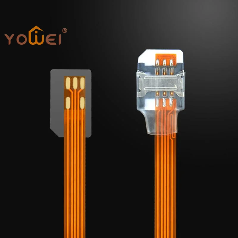 Latest 1Pcs Old Mobile Phone Activation Memory Card Forward Flat Cable Extender Positive Extension Cord Sim Signal Extend Cable