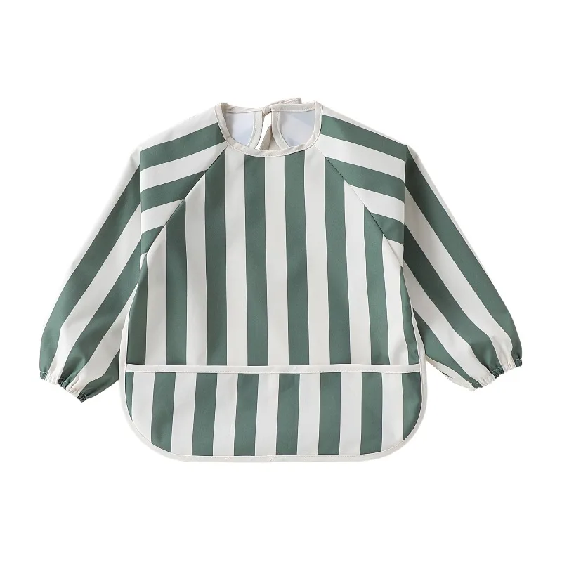 babies wearing back cover clothes children's waterproof eating anti dirty feeding waterproof bib baby cover clothes