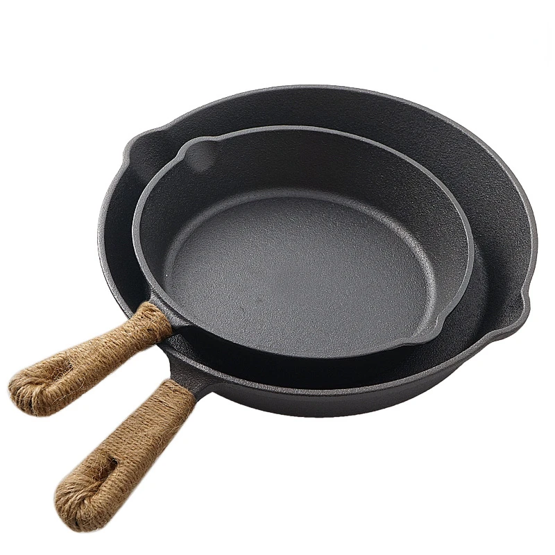 

Outdoor Camping Frying Pan, Non-Stick Iron Pan, Household Braising Frying Pan, Steak Roasting Pot, Picnic Barbecue