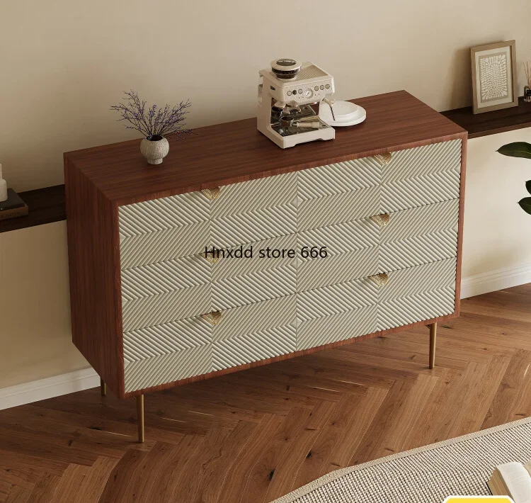 Light luxury high-end living room locker dining side cabinet bedroom bedside storage cabinet