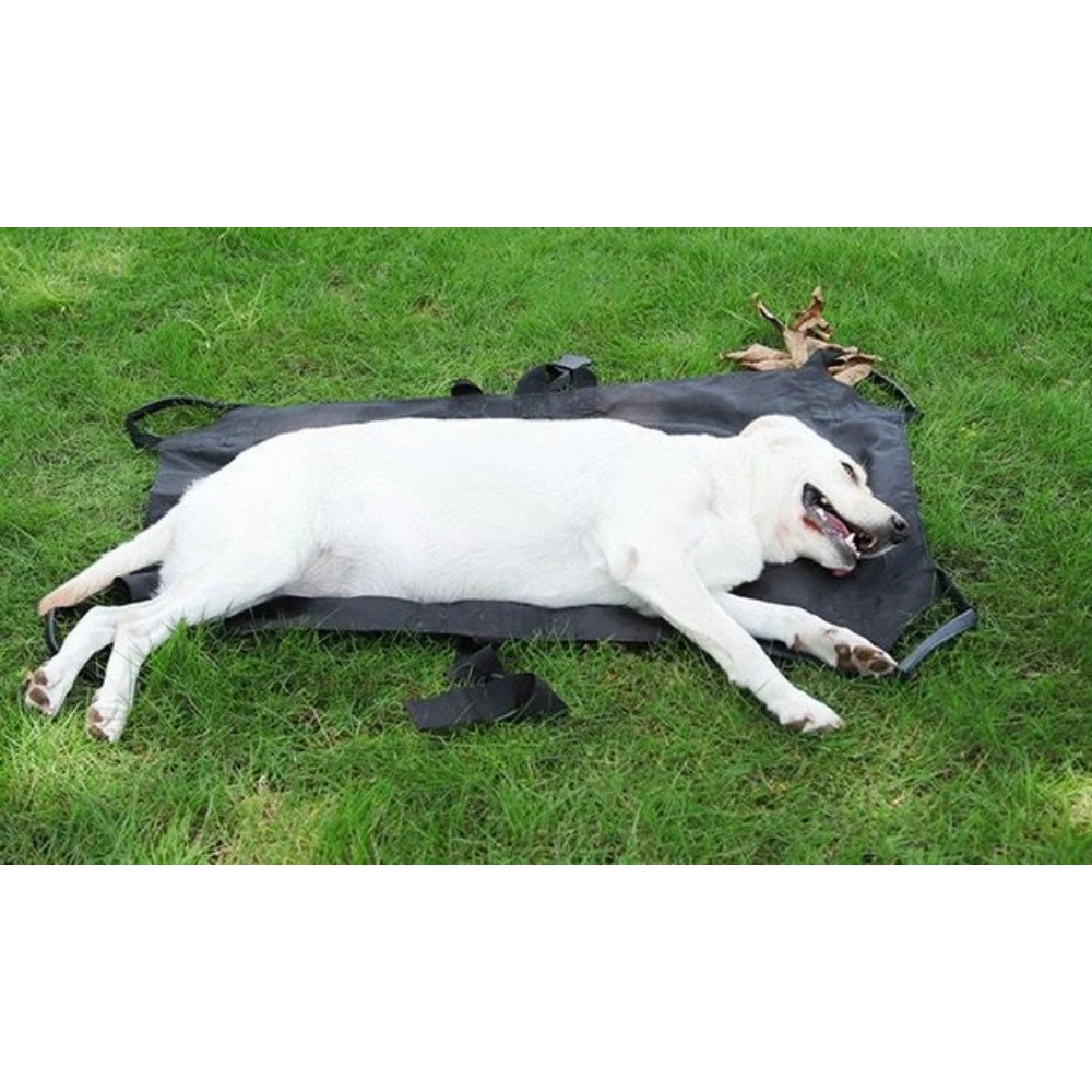 Pet Emergency Stretcher Foldable Portable Rescue Wholesale Durable Layer Canvas Fabric Dog Accessories Supplies Safety Device view 5
