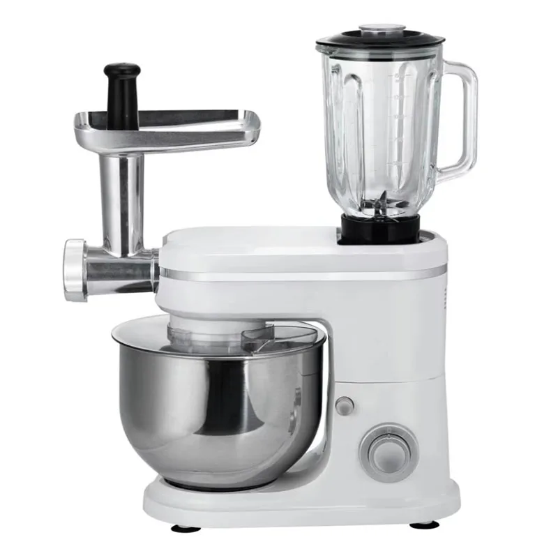 Chef Machine Professional 6L kuchnia ciasto 3 w 1 pomoc Blender do żywności krem trzepaczka ciasto z miską Metal Gear mikser na stojaku