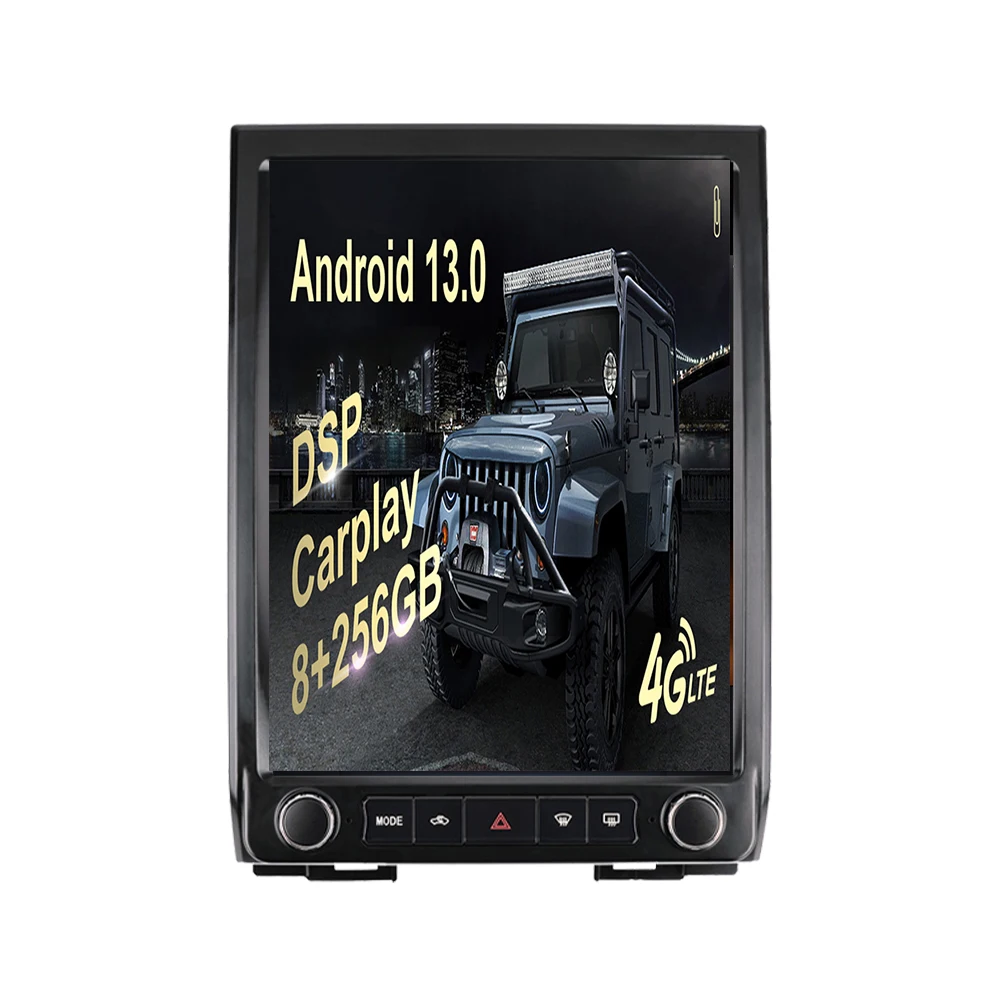 12.1-Inch 8+256GB Android 13 Vertical Screen For Ford Expedition 2015 2016 2017 Carplay GPS Navi Multimedia Player Radio Stereo
