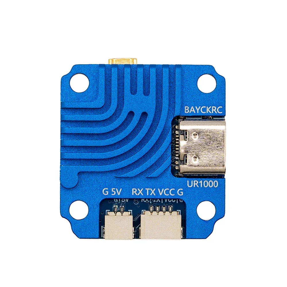 BAYCKRC UR1000 2.4GHz/868MHz/900MHz Dual Band 1000mW RX Receiver - 120mm Antenna