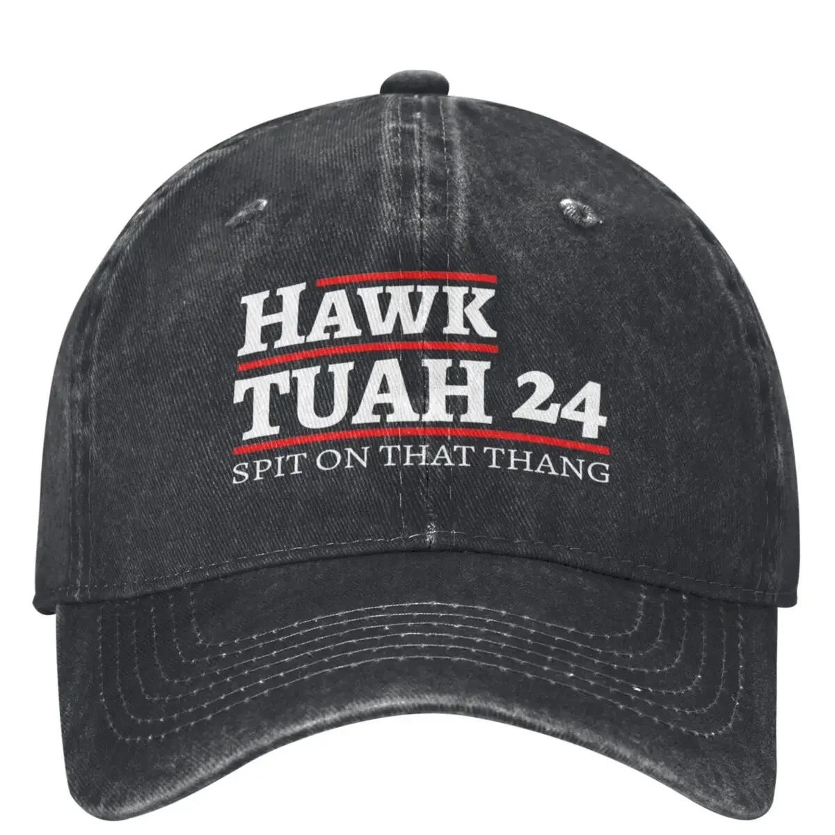 Hawk Tuah 24 Spit On That Thang Washed Baseball Cap Stylish Trucker Hat Summer Unisex Teens Kpop Rock Design Baseball Caps