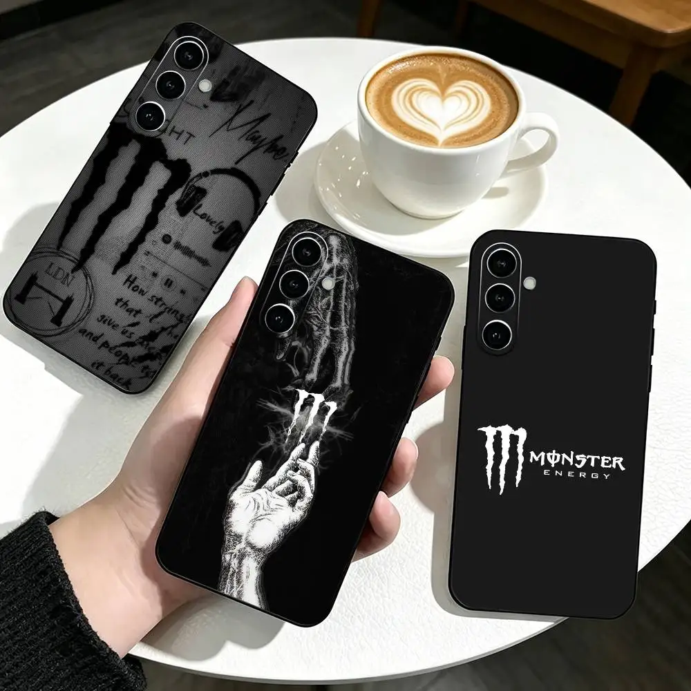 

M-Monsters F-Fashion Design Phone Case For Samsung Galaxy A73,A72,A71,A70,A53,A52,A51,Soft Silicone Black Cover