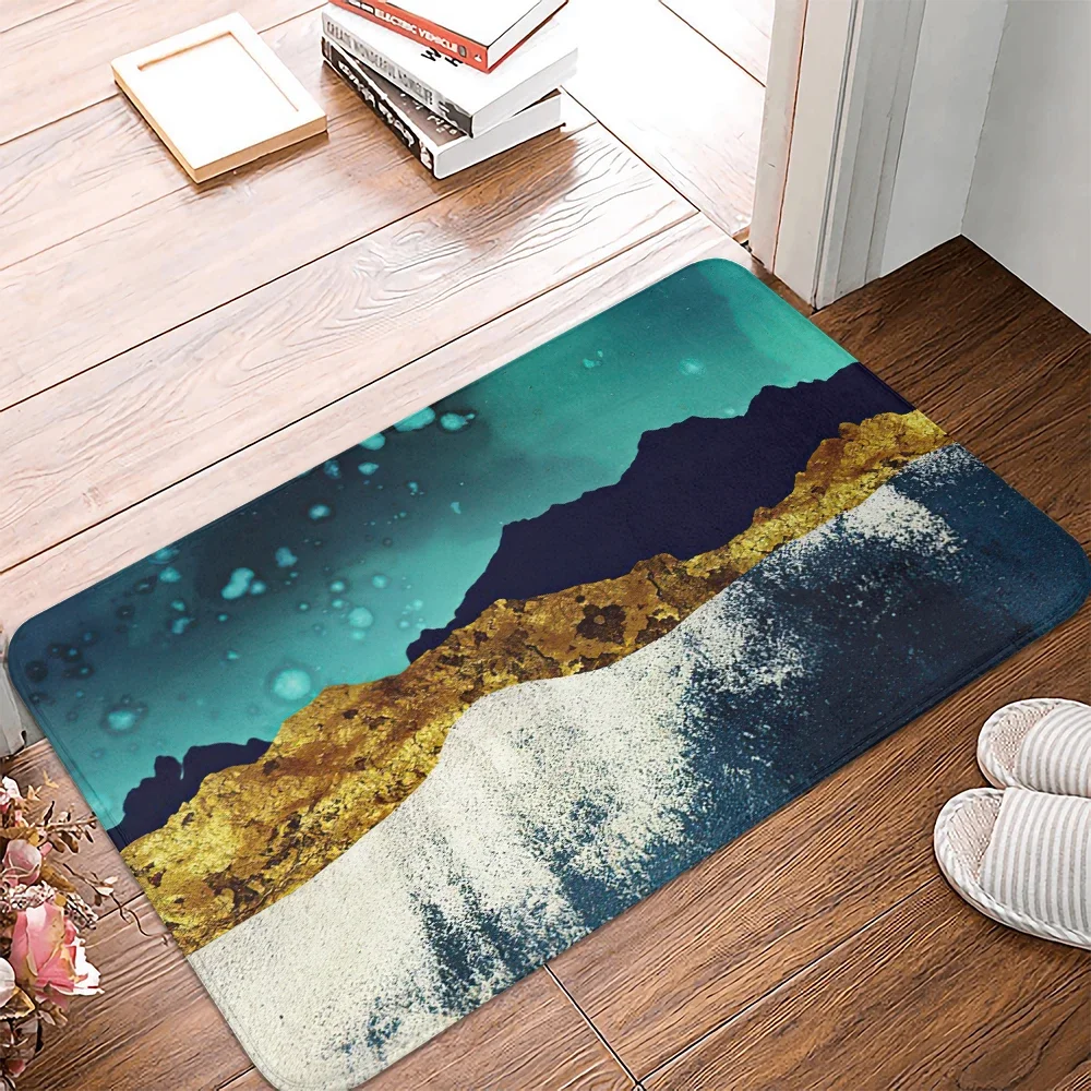 Welcome Rug Entrance Doormat Forest Indoor Outdoor Carpet Door Rug Bathroom Mats Large Carpet Non Slip Rubber Back Low Profile