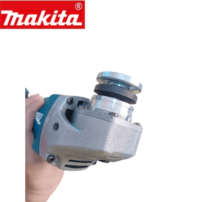 Imagem -05 - Makita Recarregável Ângulo Moedor Multi-função Máquina de Polimento de Ângulo Dga404 100 125 mm