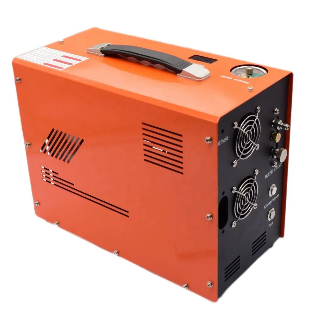 Customization 4500psi 300bar 30mpa Auto Shut Off Oil-free Built-in Transformer Firefighting Breathing PCP Air Compressor