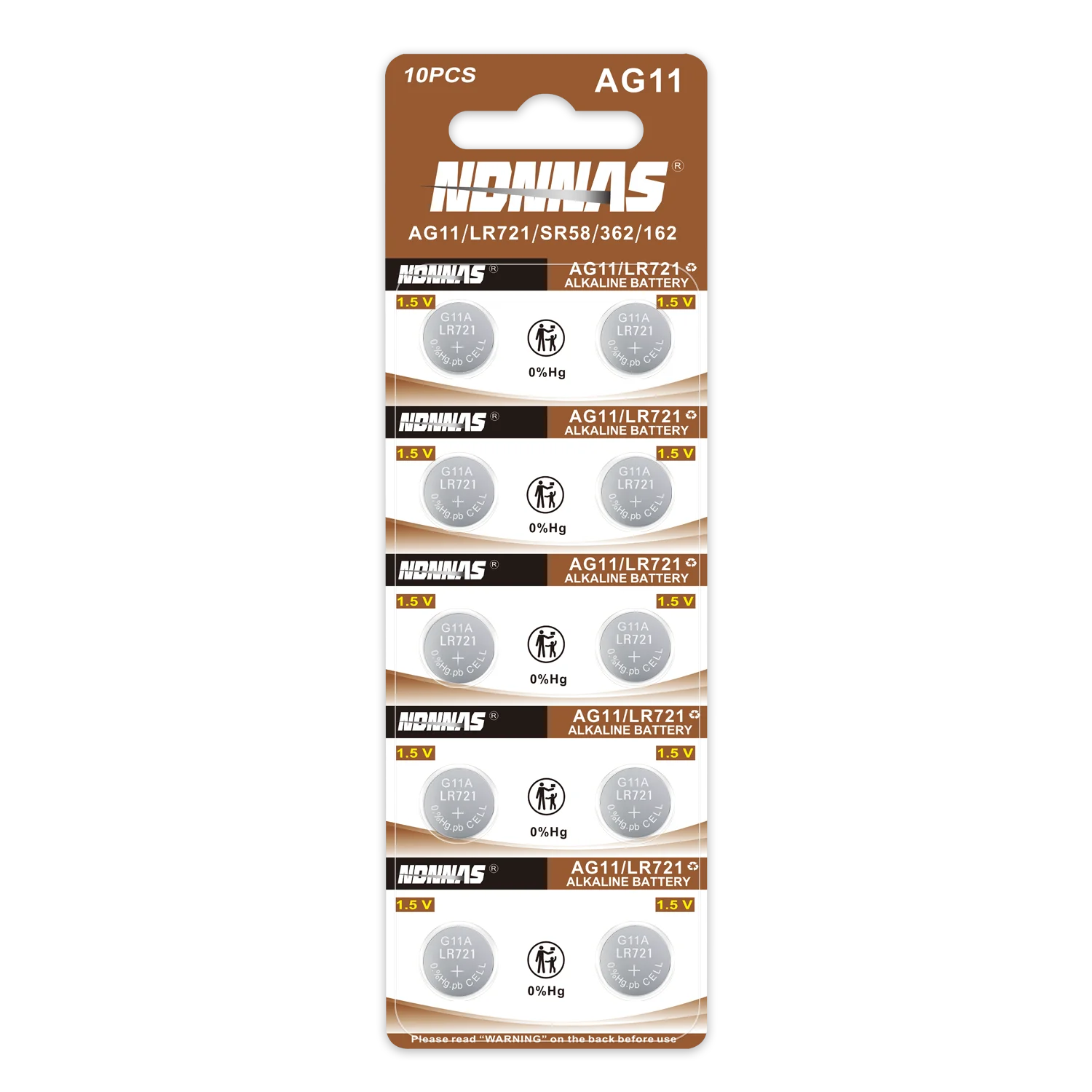 AG11 362 361 SR721SW 162 1.55V Button Coin Cell Watch Battery 0%Hg Mercury Free for Watch Toys Remote with gift High Capacity
