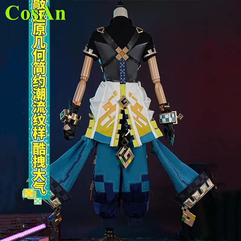 CosAn Genshin Impact Kinich Cosplay Costume Game Role Play Clothing Satellite Role play Clothes