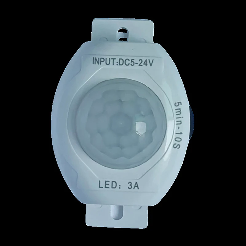 تأخير الوقت قابل للتعديل مستشعر الأشعة تحت الحمراء مفتاح الإضاءة لشريط LED DC12V 24 فولت الأشعة تحت الحمراء التعريفي كاشف LED مفتاح مستشعر الحركة