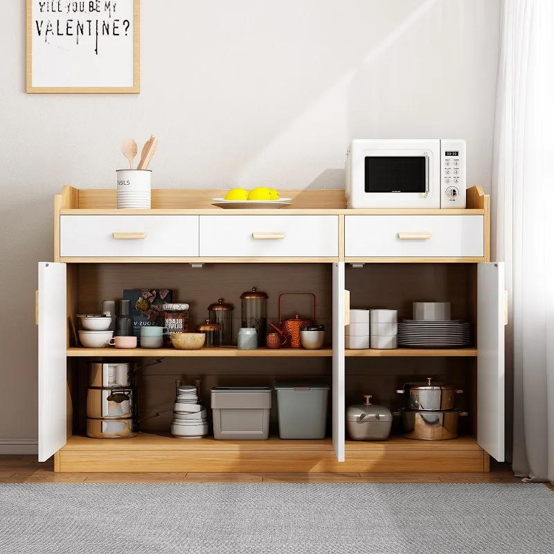 Side cabinet storage living room locker wine cabinet tea kitchen wall cupboard locker living room