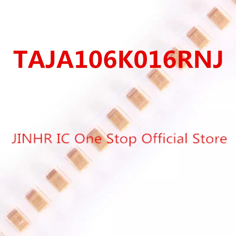 New 50PCS TAJA106K016RNJ, CAP TANT 10UF 10% 16V 1206