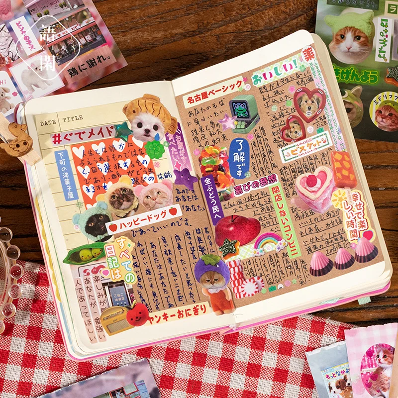 20 Lembar/Pak Buku Stiker Kert - Japanese Lifestyle Books ulasan dan harga