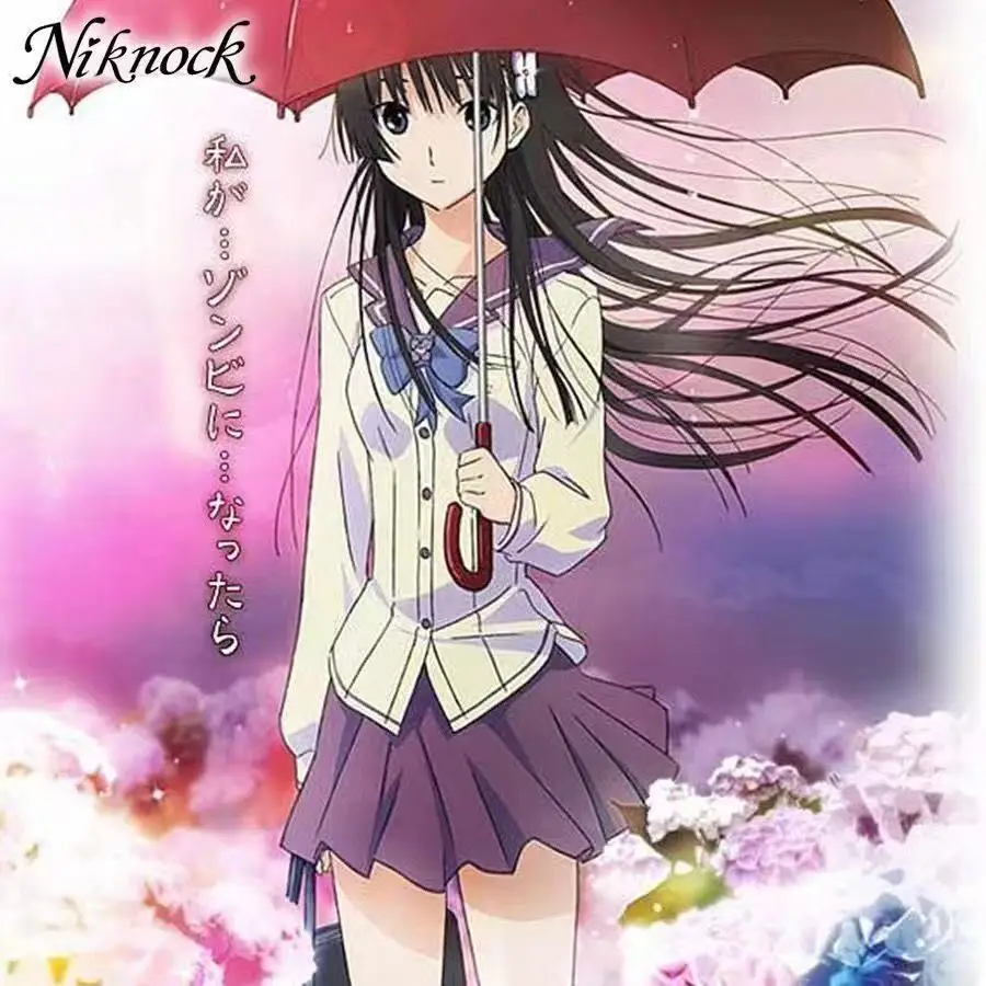 

Cosplay Costume Sankarea Princess Ranka Saioji Anime Cos Outfit Set Zombie Girl School Uniform Style