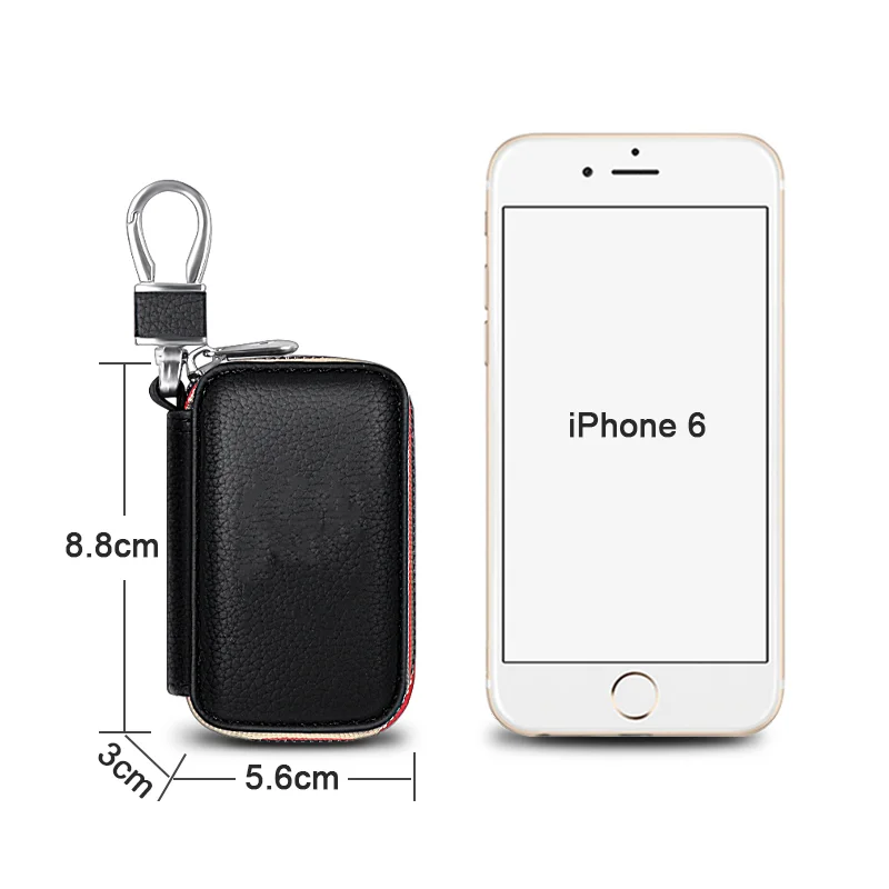 Car Styling Key Bag Wallets Auto Key Zipper Storage Case Decoration Accessories For BMW M F20 E28 E36 E39 E46 Performance X2 X5