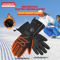 Heated Gloves Winter Warm Skiing Heating Gloves Moto Heated Gloves Waterproof Rechargeable Heating Thermal Gloves