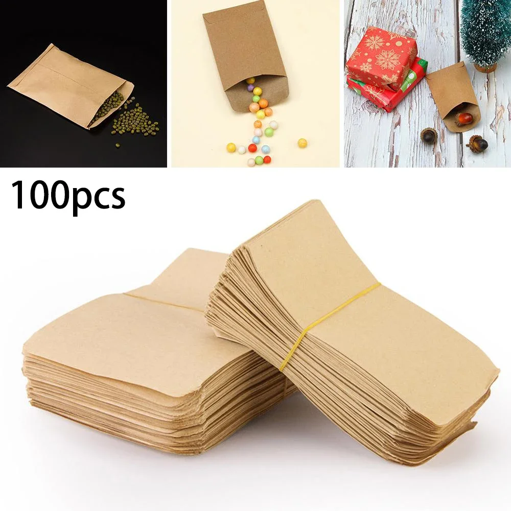 100Pcs Envelope Money Envelopes Seed-Gift Cards Money Saving Business Small For Seeds-Cash Used To Store Envelopes Vintage