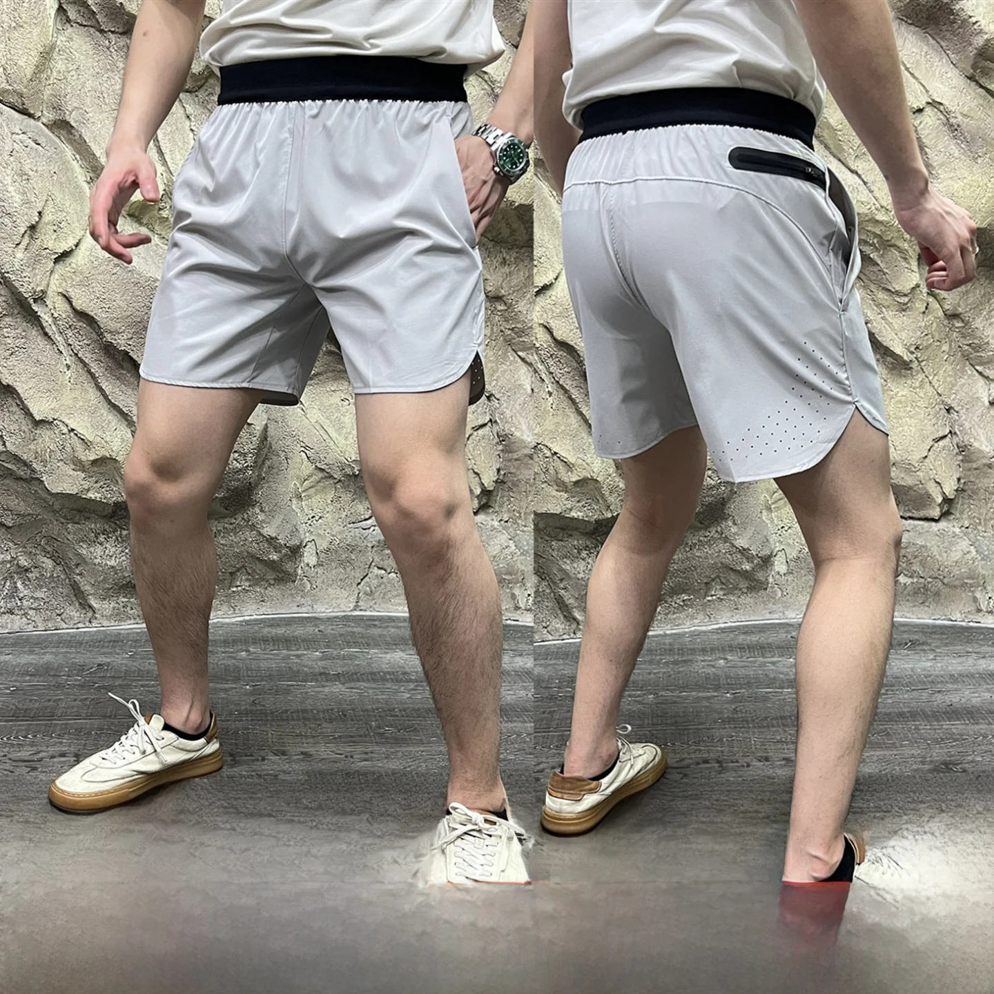 

Qui Dry Waterproof Outdoor Sports Men's orts Laser Drilled Hole Breathable Moisture ng Summer New Arrival Casual Pants