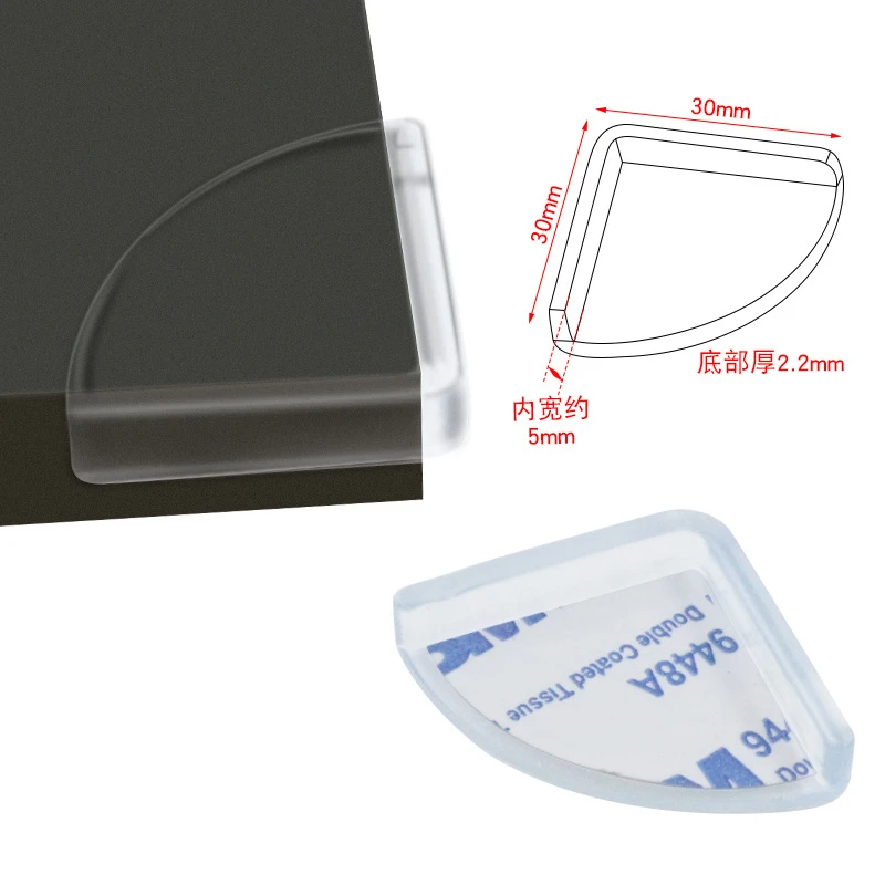 8Pcs Baby Soft Silicone Safety Corner Protector Table Desk Corner Guard Children Safety Edge Guards for Kids Protection
